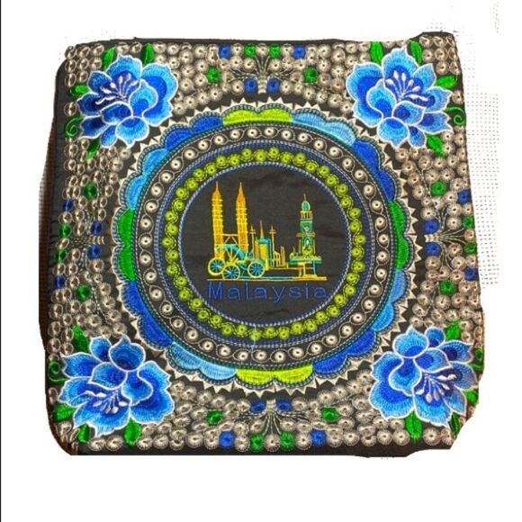 Embroidered Malaysia Bag - Picture 1 of 9